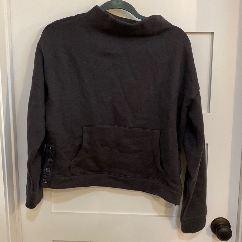 Madewell “Make Weekends Longer” side-button sweater